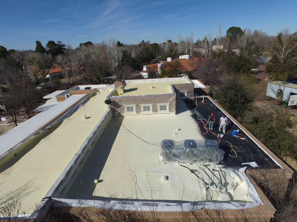 high performance SPF roofing